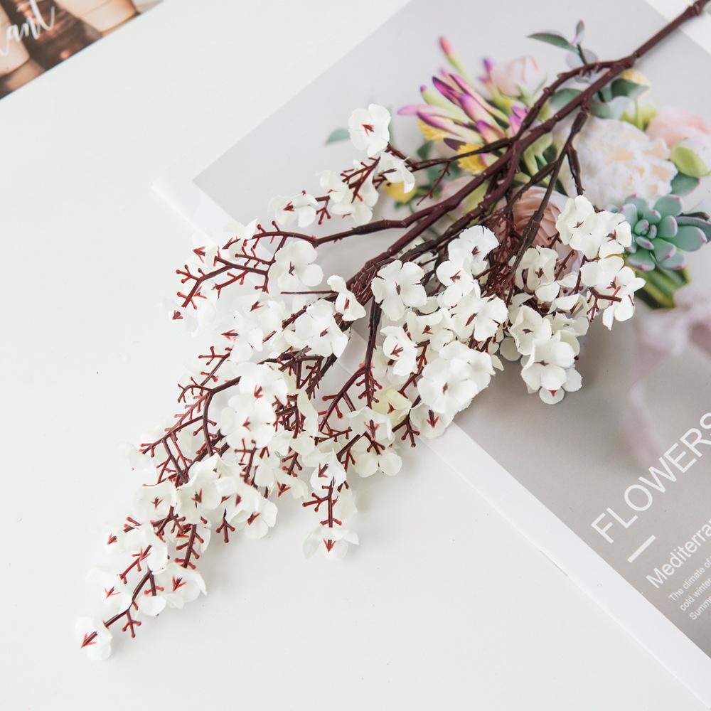 1PC Long Baby's Breath Artificial Plant Christmas Decor Vase Fake Plastic Flowers for Home Party Wedding Decor