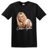 Christina Aguilera T Shirt Pop Star Music Portrait Graphic Print Tee Gift Idea