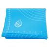 Kök Förtjockad Silikon Kaveldyna Bakmatta med Skalor DIY Bakverktyg Blå 40x50cm