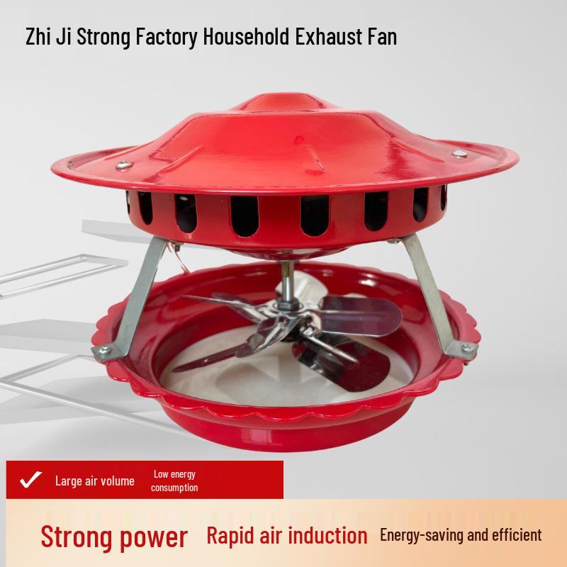 High-Power Chimney Draft Fan: Smoke Extractor & Anti-Backdraft Ventilator
