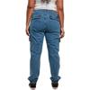 Pantalon Cargo Femme - Urban Classics - Organic Stretch Denim - Bleu - Fitness - Multisport