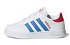 Neo Breaknet Synthetic Leather Abrasion Resistant Abrasion Resistant Low Top Skateboard Shoes White Blue Kids' GW2890