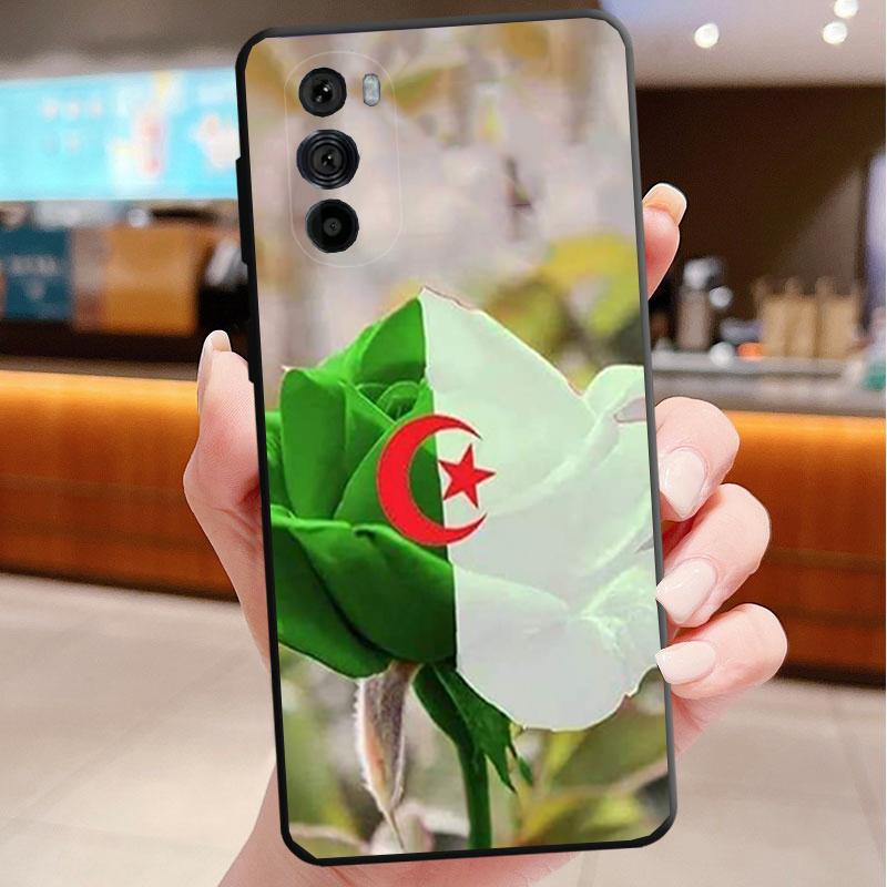 Phone Case For Motorola Edge 50 40 Pro 60 50 40 30 Ultra Neo Fusion Moto G85 G72 G53 G54 G84 G13 G32 Algeria Flag