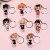 1/8 Stück Anime-Charaktere Haikyuu Acryl Auto-Schlüsselanhänger Niedlicher Rucksack-Anhänger Lustige Taschenanhänger Zubehör Dekoration Feiertagsgeschenke