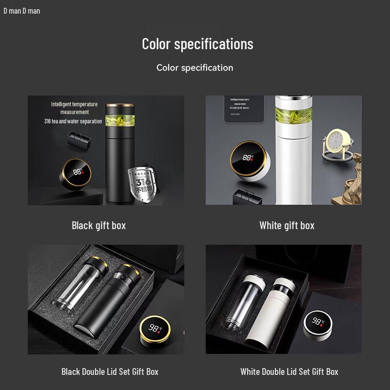DIREN 316 Stainless Steel Thermal Bottle with Temperature Display
