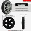 Universal Wheel Replacement for Luggage Suitcase: Leather Caster Rubber Roller Rim Repair Accessories