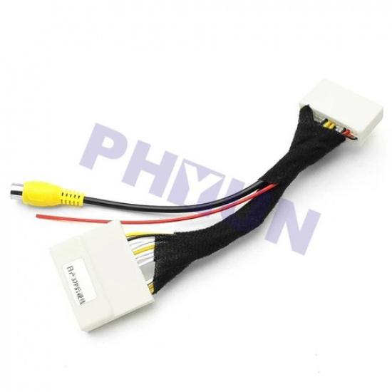32Pin Car RearView Camera RCA Video Plug&Play Cable Adapter For Nissan DVD Radio