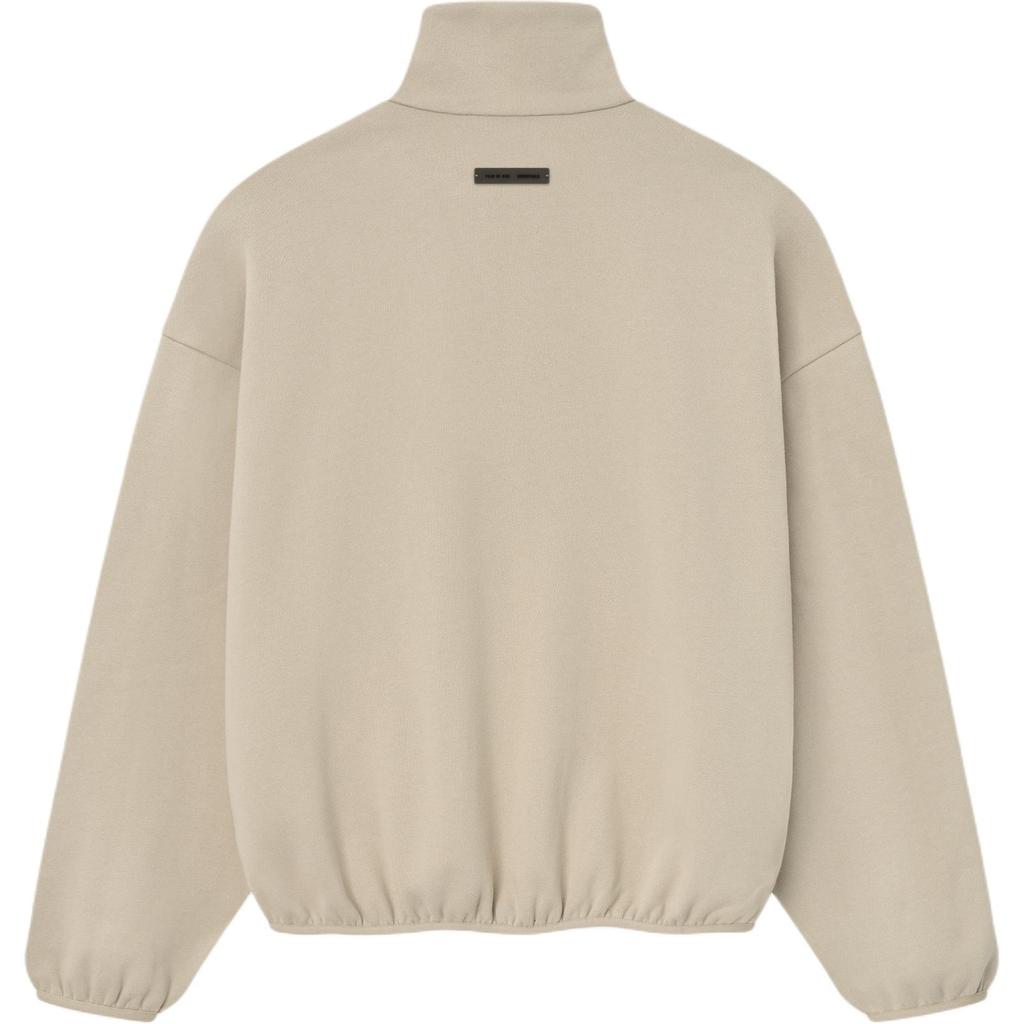 Fear of God Essentials Modern Fleece Track Jacket With Piping 'Timber Cloud White' Men's 202SP256891F