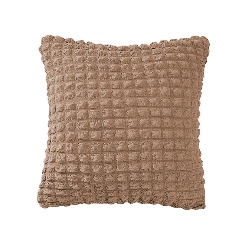 Modern Minimalist Seersucker Sofa Pillowcase & Backrest Cover