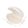 Fashion Ceramic Shell Jewelry Box – Creative Desktop Ornament Valentine's/Birthday Gift Storage Tray Storage for Rings/Earrings