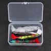 Lead-coated Artificial Soft Swim Baits Lure 8CM 12g Multiple Colors Bionic T-tail Design for Saltwater Fish Freshwater Fish Pike
