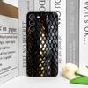 Creative Black Golden Scale Texture Printed Phone Case for Google Pixel 10 9A 8 A 7A 6 A 7 PRO 8 9 Pro XL 5G Frosted Soft Cover