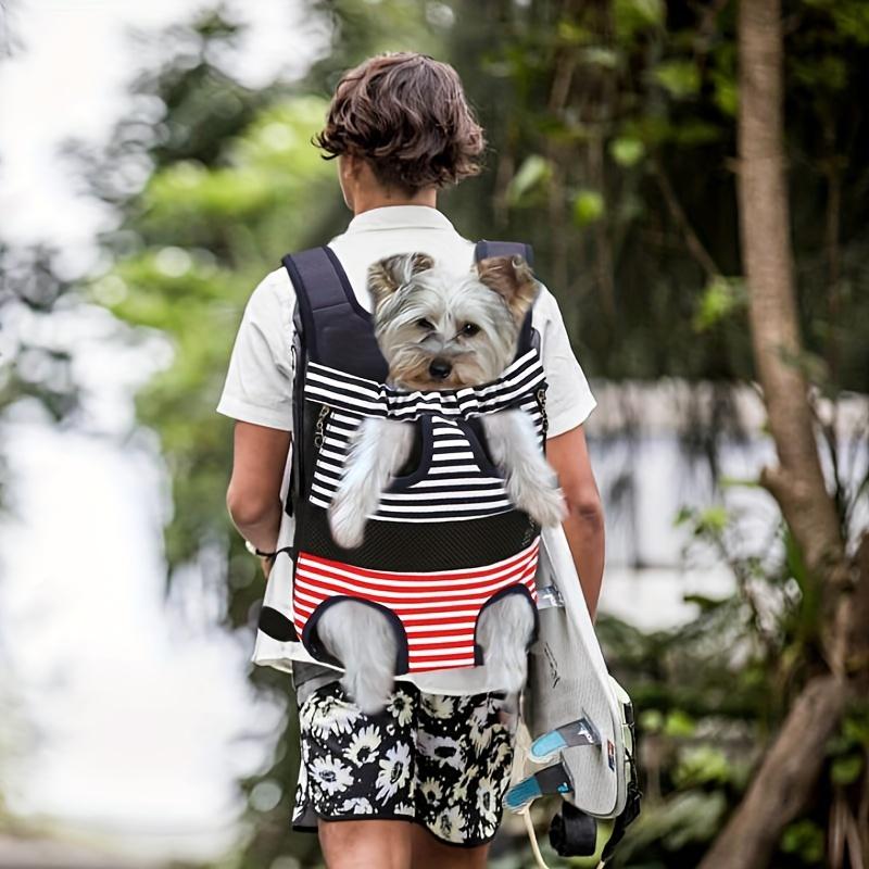 Baisher Pet Carrier Backpack, Breathable & Comfortable Polyester Dog Cat Travel Bag with Zipper Closure