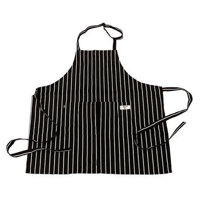 Simple Apron PAUR Lora Striped Pocket Simple Apron N20502319F N205023 Stripe F [Shelly Mimi]