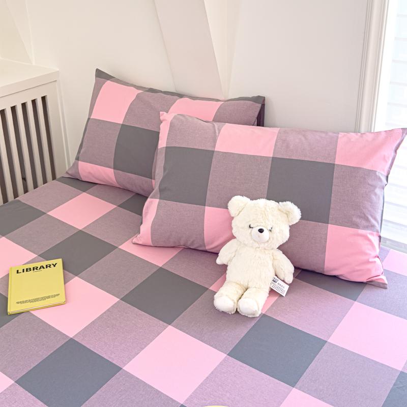 2pcs Pillowcase 100% Cotton Pillow Cover Stripe Style Pillowsham 48x74cm Pillow Case Home Bed Soft Pillowslip Fundas De Almohada