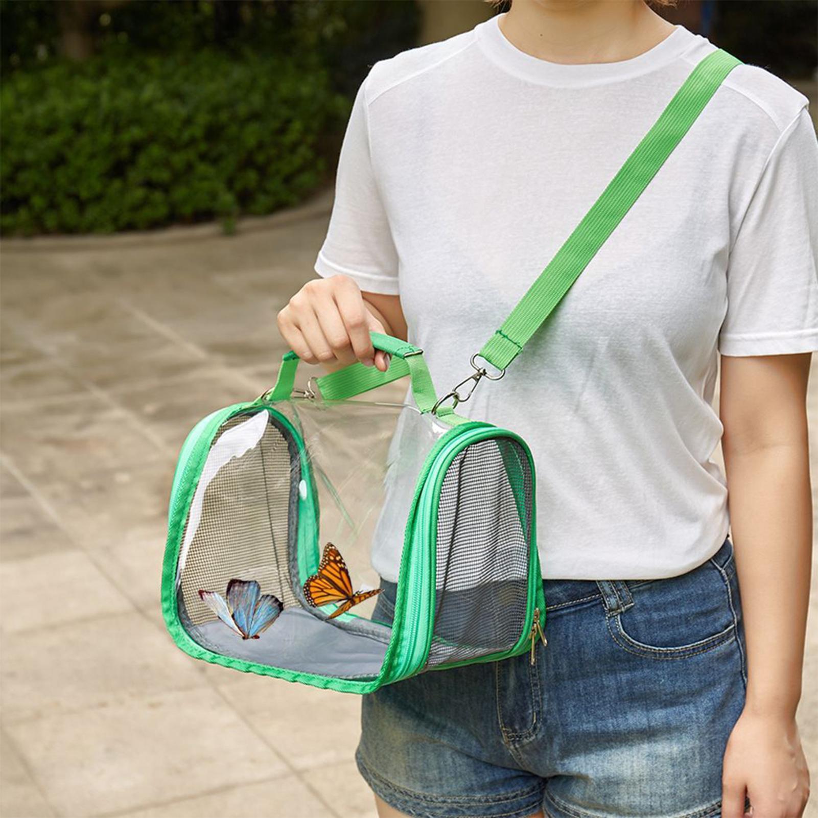 Clear Insect Butterfly Habitat Cage Portable Outdoor Insect Observer Foldable Critter Box For Nature Insect Observation China Mainland