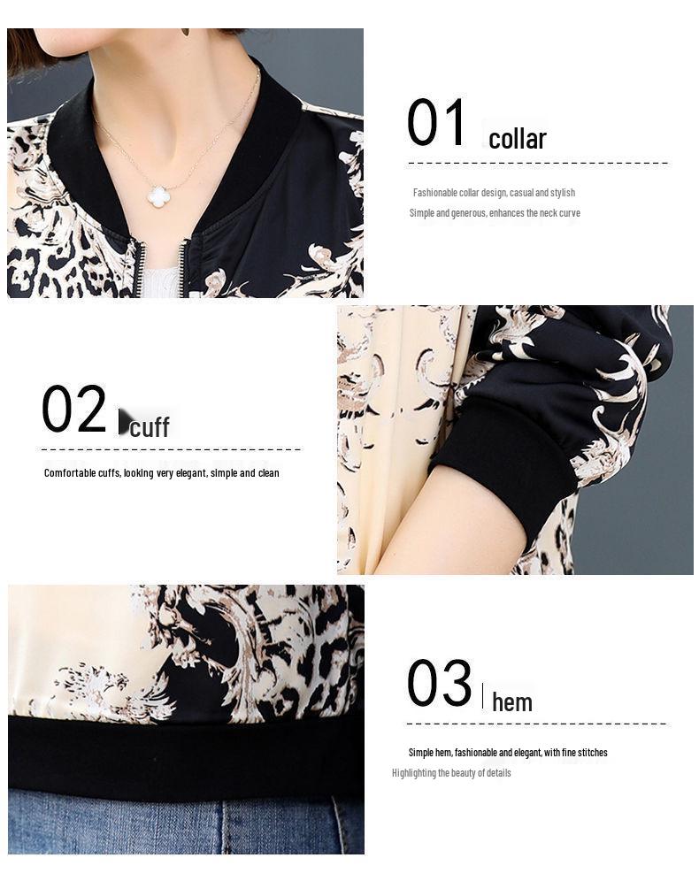Women's Sun Protection Chiffon Jacket - Stylish Summer Top for Middle-Aged Moms