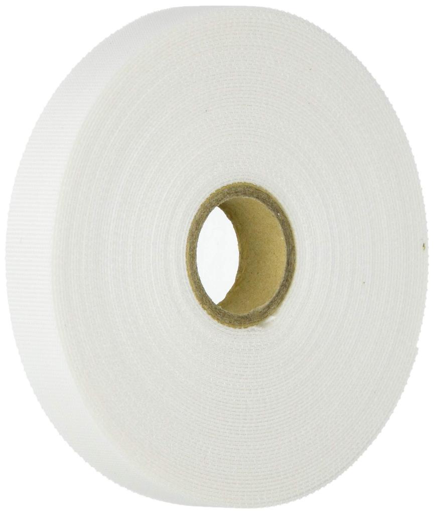 TRUSCO Magic Cable Roll 15mm x Tie, 10m, White, TRMGTP-15W
