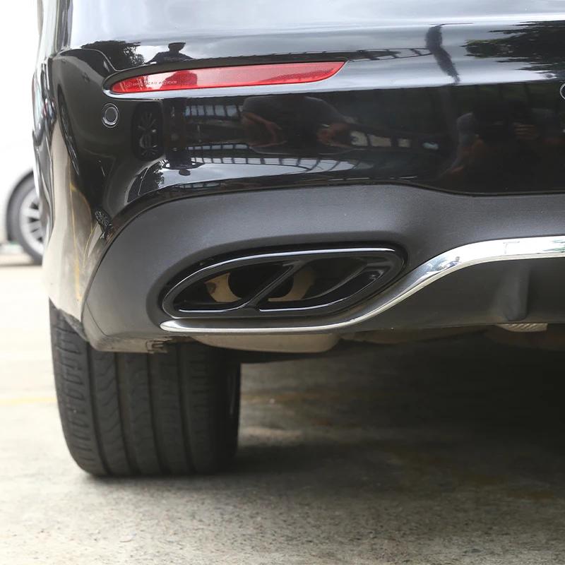 Dla Mercedes-Benz A, B, C, E, GLA, GLC, GLE, GLS, CLS, Klasa, stal nierdzewna, tylny tłumik samochodowy, rura, końcówka, uszczelka, końcówka, gardziel