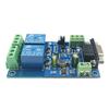 7-24V Power Modbus RTU Dual-Channel Relay Module RS232/TTL UART 2 Inputs