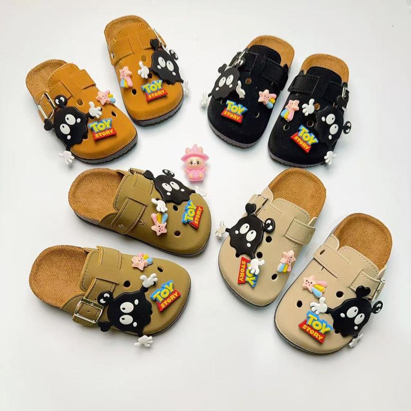 Birken Cute Cartoon Thick Sole Kids' Spring Closed-Toe Slippers