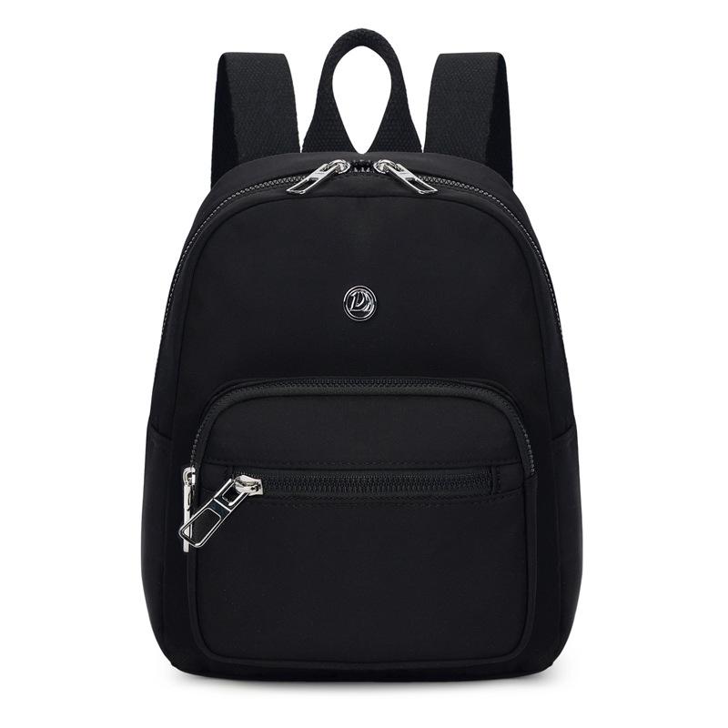 

Женский Оксфордский рюкзак для школьников, небольшой рюкзак для поездок на работу чёрный