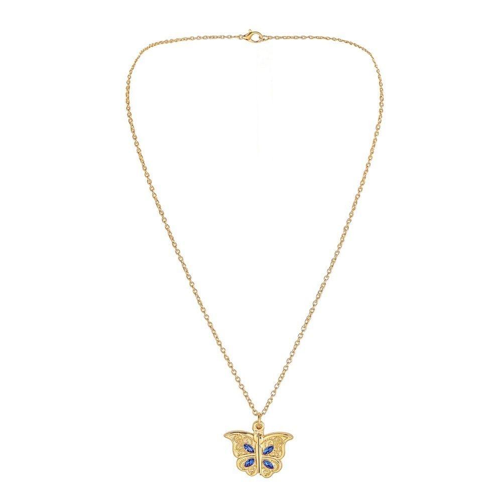 Nordic Fashion Women's Love Butterfly Jewelry Pendant Necklace Couple Fashion Personality Pendant