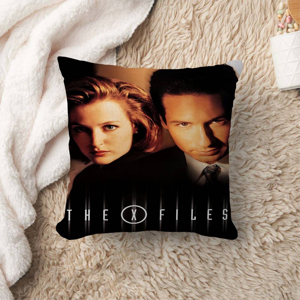 The X Files I WANT TO BELIEVE Movie Office Cushion Pillowcase Car Cushion Cover45X45CM Lumbar Pillowcase Sofa Pillowcover