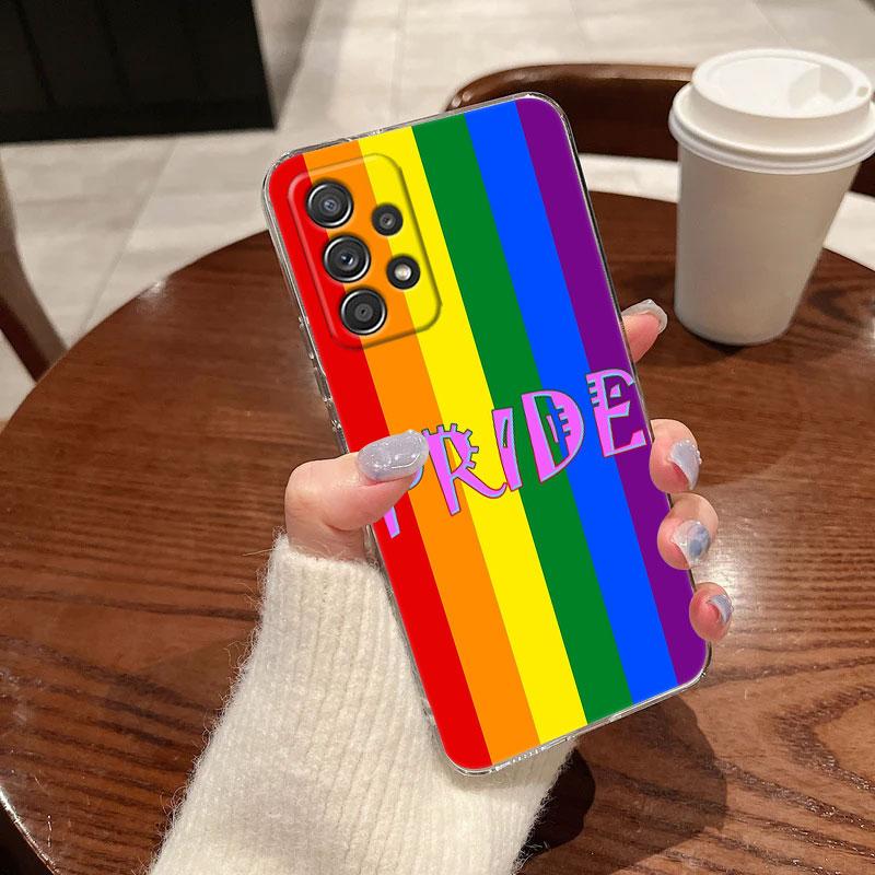 Gay Pride Flag Lesbians LGBT Phone Case For Samsung Galaxy A56 A57 A37 A55 A54 A36 A35 A26 A25 A16 A17 A07 A52 A34 A73 A53 Cover