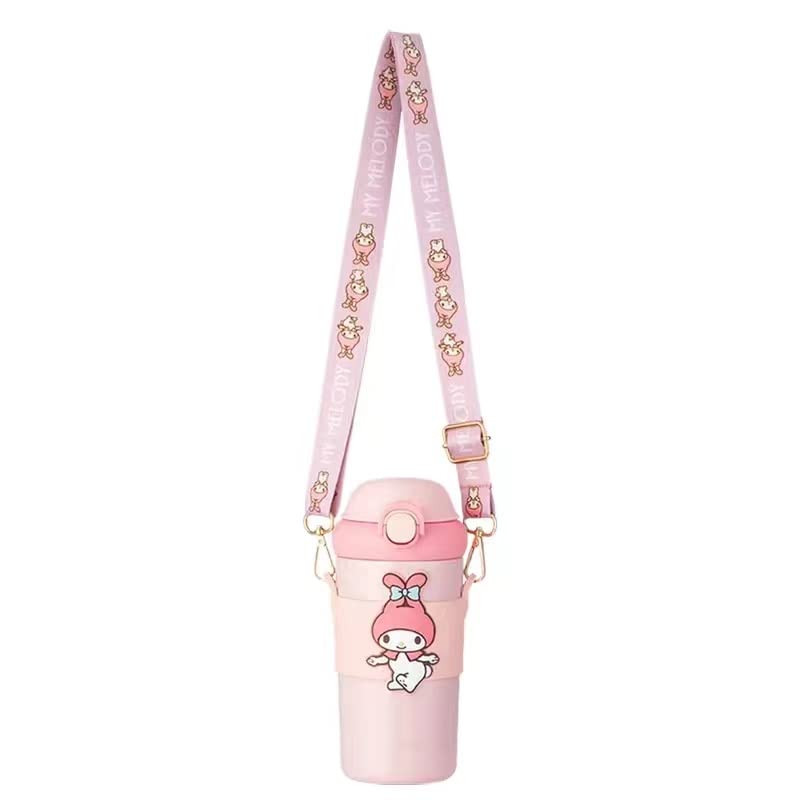 

Cinnamoroll, My Melody, and Pompompurin Thermos Water Bottles, Kids Gift, Vacuum Insulated, 500ml, 316 Stainless Steel, Perfect for Commuting,
