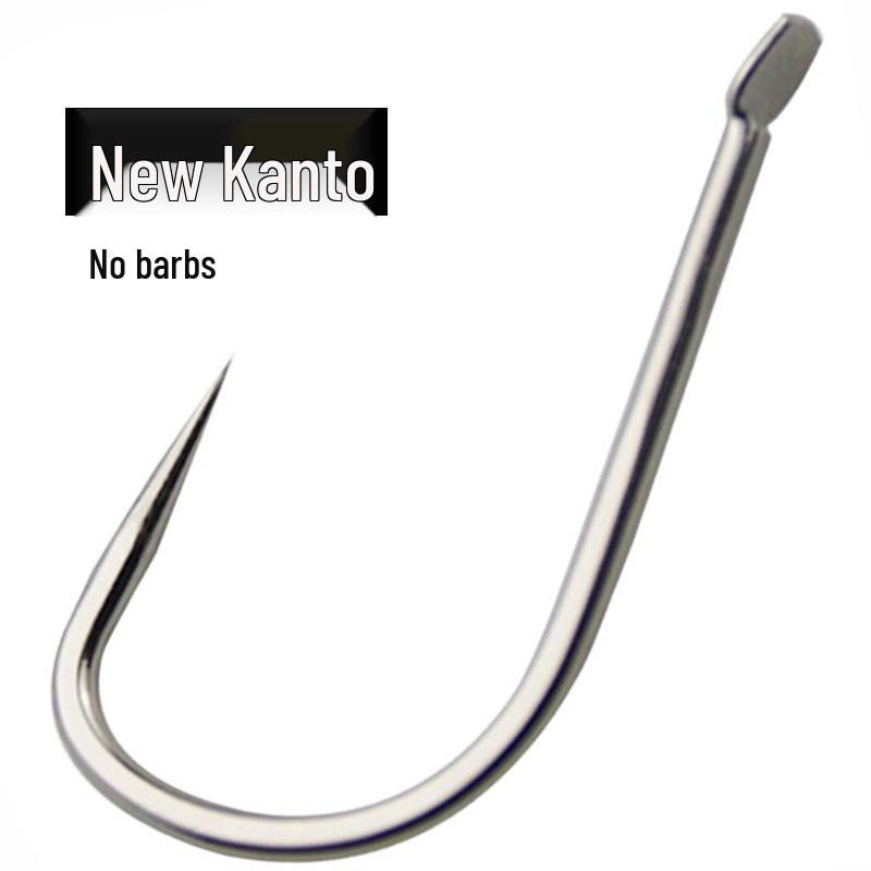 Neue Kanto Haken ohne Widerhaken - Scharfe Schwarze Pit Haken für Karauschen und Tilapia