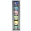 CUPS FOR TEA AND HERBS 6x CUPS PORCELAIN GIFT SET