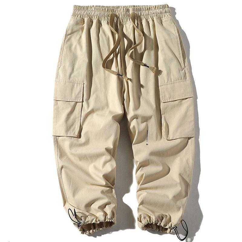Relaxed Fit Men Capri Short Pants With Adjustable Ankles For Casual And Beachwear