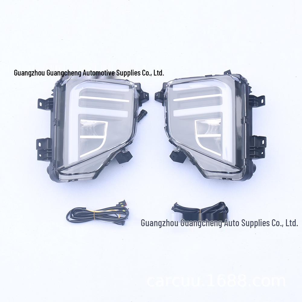Daytime Running Lights for Mitsubishi Triton/L200 (17, 18, 19, 21 Models) - F-Shaped, Dual Color.