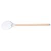 Pizza Shovel with 60cm Removable Wood Handle NonSlip Round Pizza Spatula Kitchen Utensils(7in )