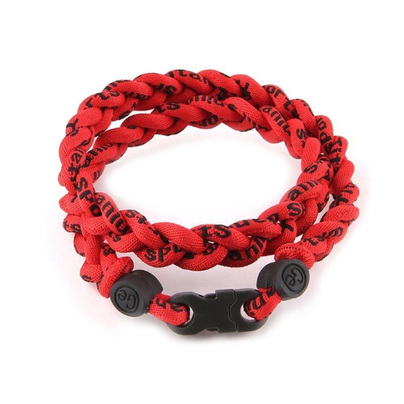 Braided Necklace Adjustable Sports Necklace Unique Charm Necklace Fashion Neck Jewelry Fabric Necklace for Man and Boys