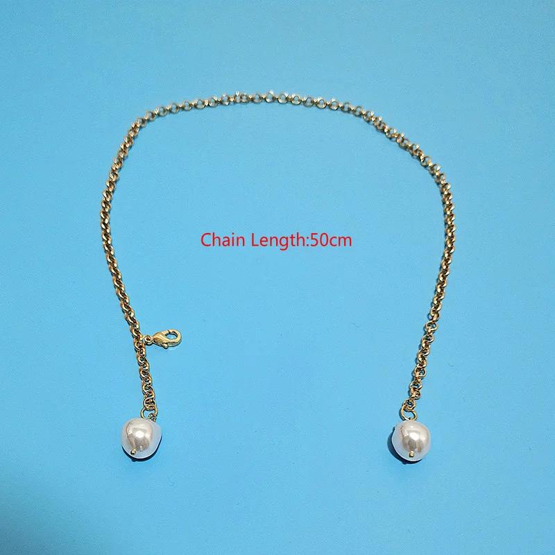 Women Fashion Simple Personalized Necklace Baroque Pearl Pendent Necklace New Design Jewelry Gift