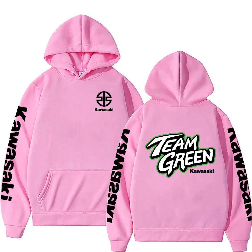 Hot selling high-quality hooded sweatshirt with Kawasaki logo for men, high-end comfort and simplicity sports style top Sp