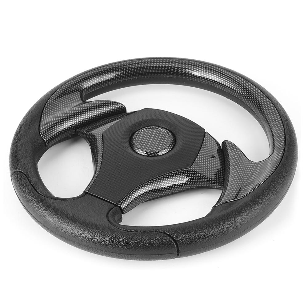 320mm 12.5in Car Steering Wheel 6 Bolts Hole Universal Auto Modified AccessoryCarbon Fiber Style