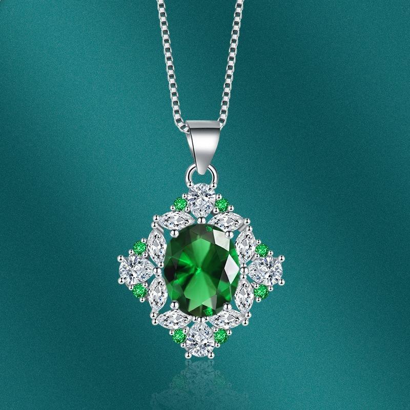 Sace Gems Collier pendentif classique de luxe en Zircon pour femmes, bijoux, cadeau de fête de promesse de mariage