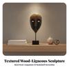 Artistic Resin Face Sculpture Modern Creative Decor Long-Lasting