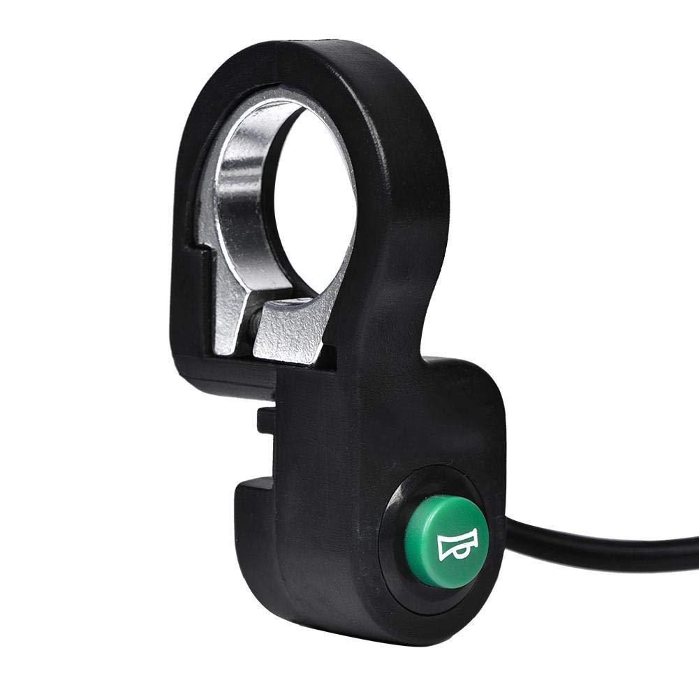 

Motocycle Horn Switch,Bicycle Plastic Horn Switch Button Accessory for Electric Bike Scooter