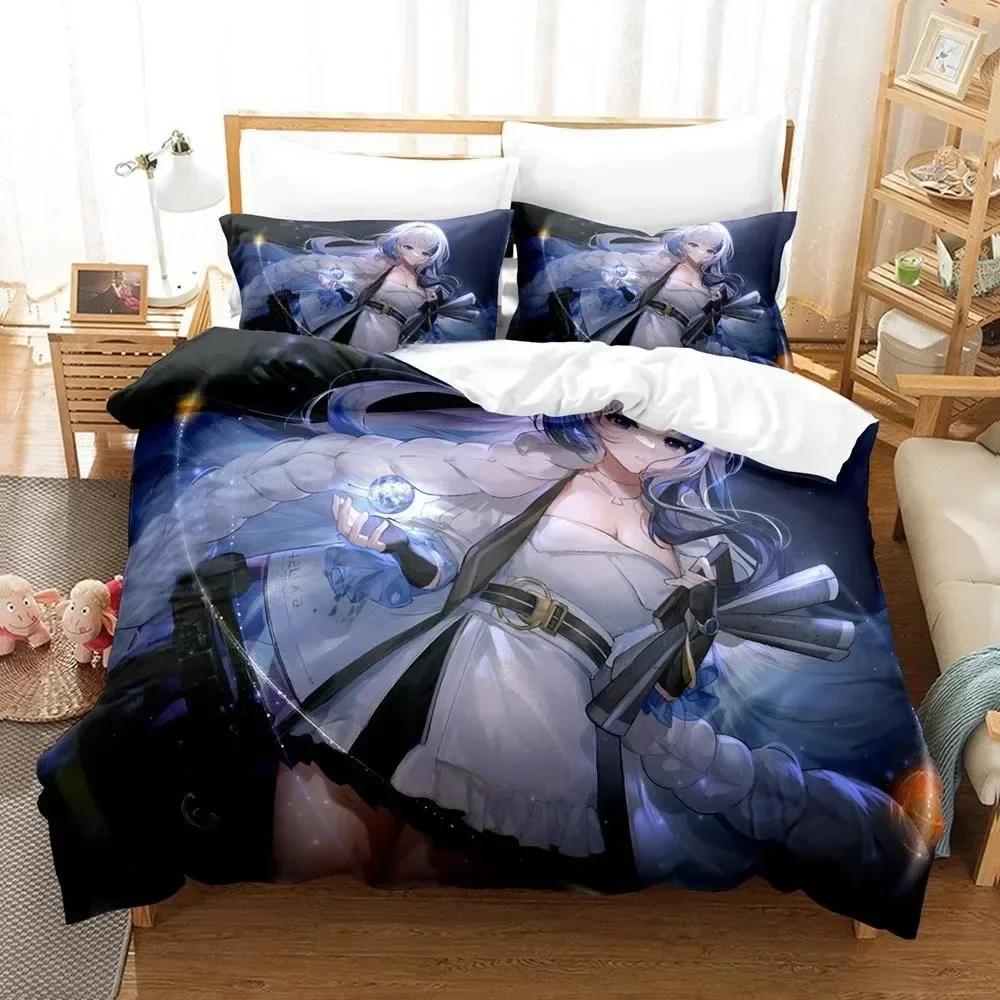 3D Printed Anime Kawaii Girls' Frontline Bedding Set Single Twin Full Queen King Size Bed Set Adult Kid Bedroom Duvet Cover Sets