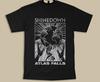 Shinedown Atlas Falls Rock Band Graphic Black T-Shirt - T143