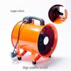 Portable Axial Flow Ventilation Fan with 10m Duct CN plug (adapter included)