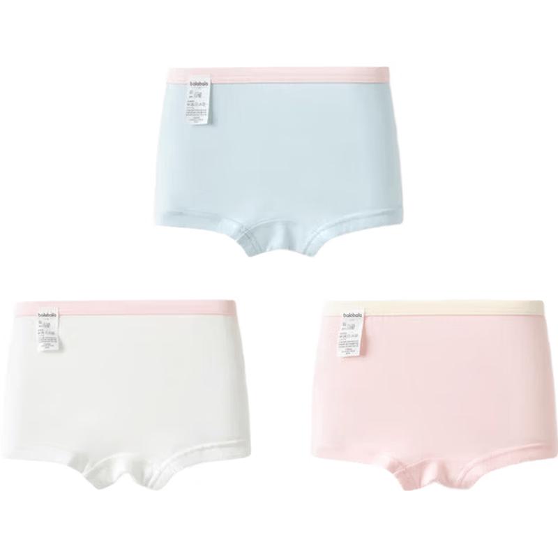 Balabala Girls' Cotton Underwear 3-Pack