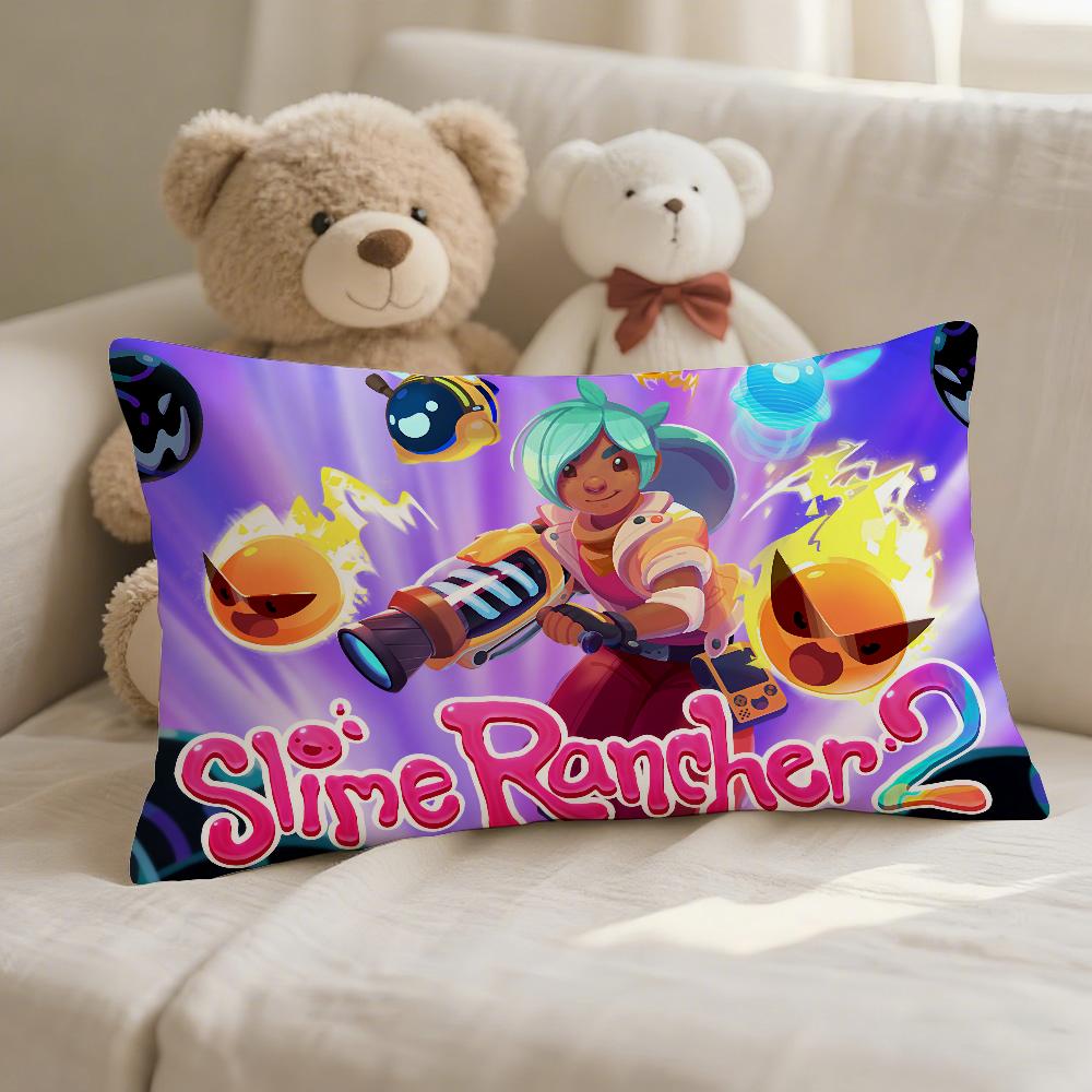 Game Slime Rancher 2 Pillow Case Cover Suitable For Livingroom Bedroom Sofa Home Decoration Cushion