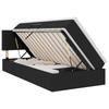 Letto contenitore con materasso Nero 90 x 200 cm