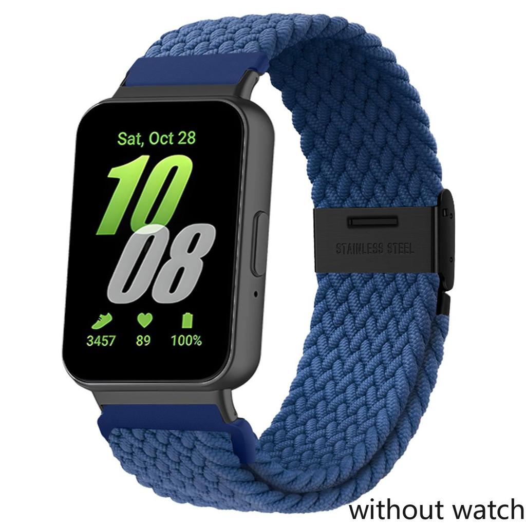 Braided Bands for Samsung Galaxy Fit 3 Sports Strap Adjustable Replacement Correa Nylon Bracelet for Samsung Galaxy Fit3 Band