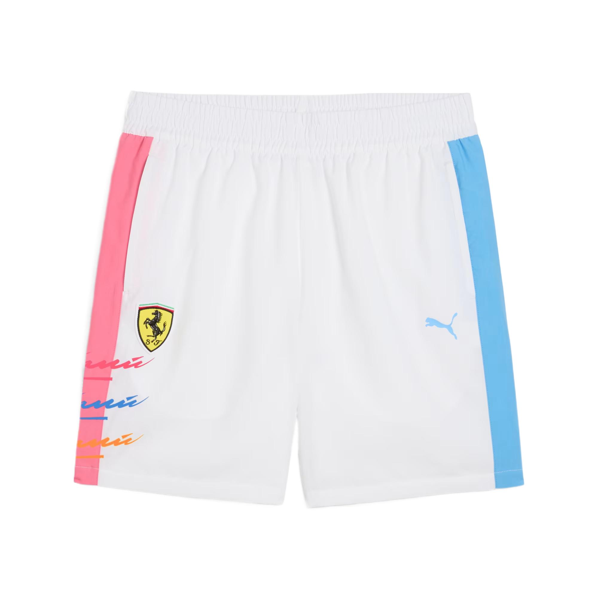 

Puma X Scuderia Ferrari Miami Limited Edition Comfortable Skin-Friendly Fashion Soft Solid Color Casual Shorts Men shorts White 633407-03 M